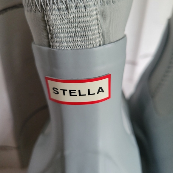 New Stella McCartney x Hunter Ltd. Collection Ankle Powder Blue Rain Boo… - Picture 6 of 12